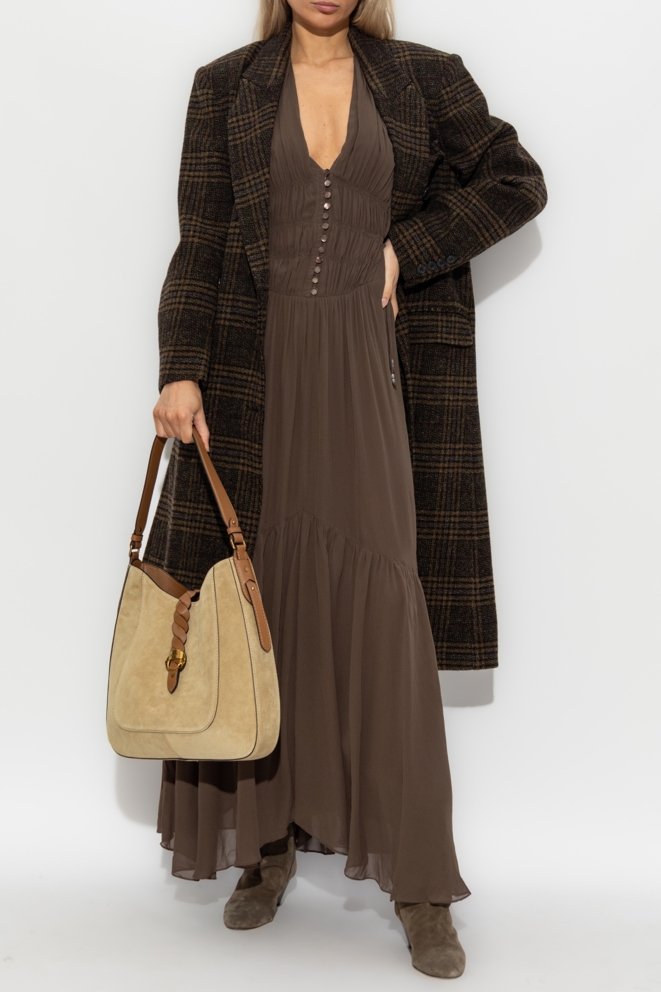 ワンピース Marant Etoile Briane Viscose Long Dress Briane viscose long dress MARANT ETOILE - Nugnes1920
